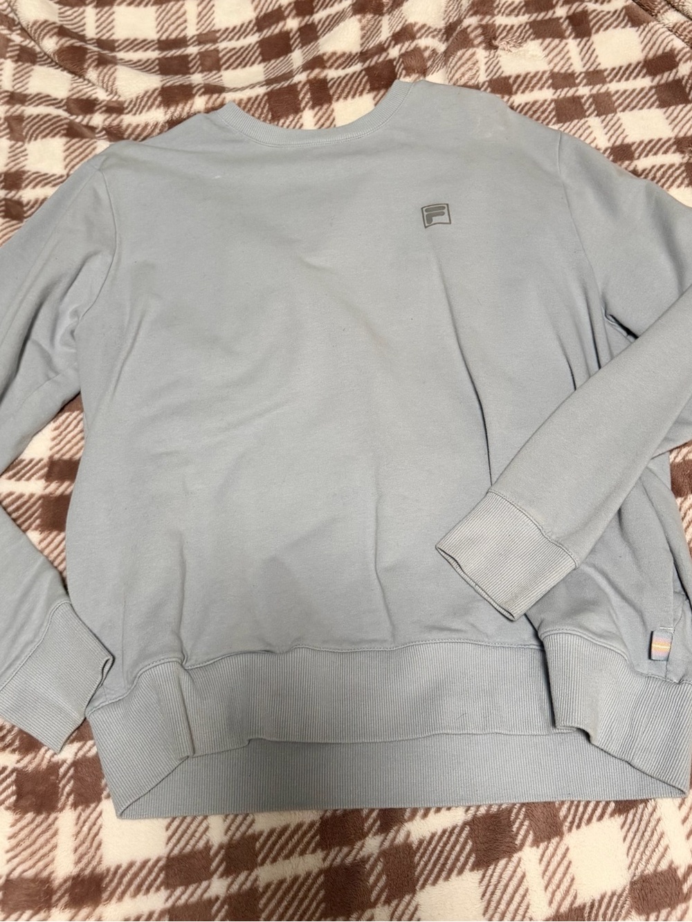 Fila Men's Pale Blue Crewneck Sweatshirt
